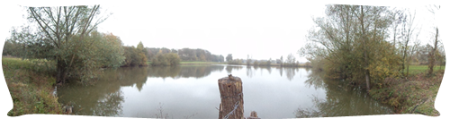photo panoramique des étang du tilleul